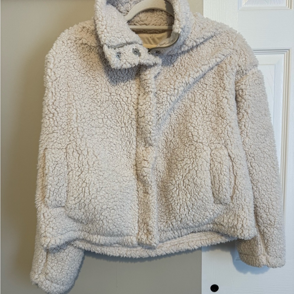 Thread & Supply Cream Sherpa Jacket